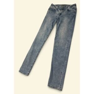 American Eagle Women's Skinny Jeans Blue Light Wash Stretch 5-Pocket Size 0